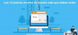 Errores de diseño web que espantan a tus clientes.